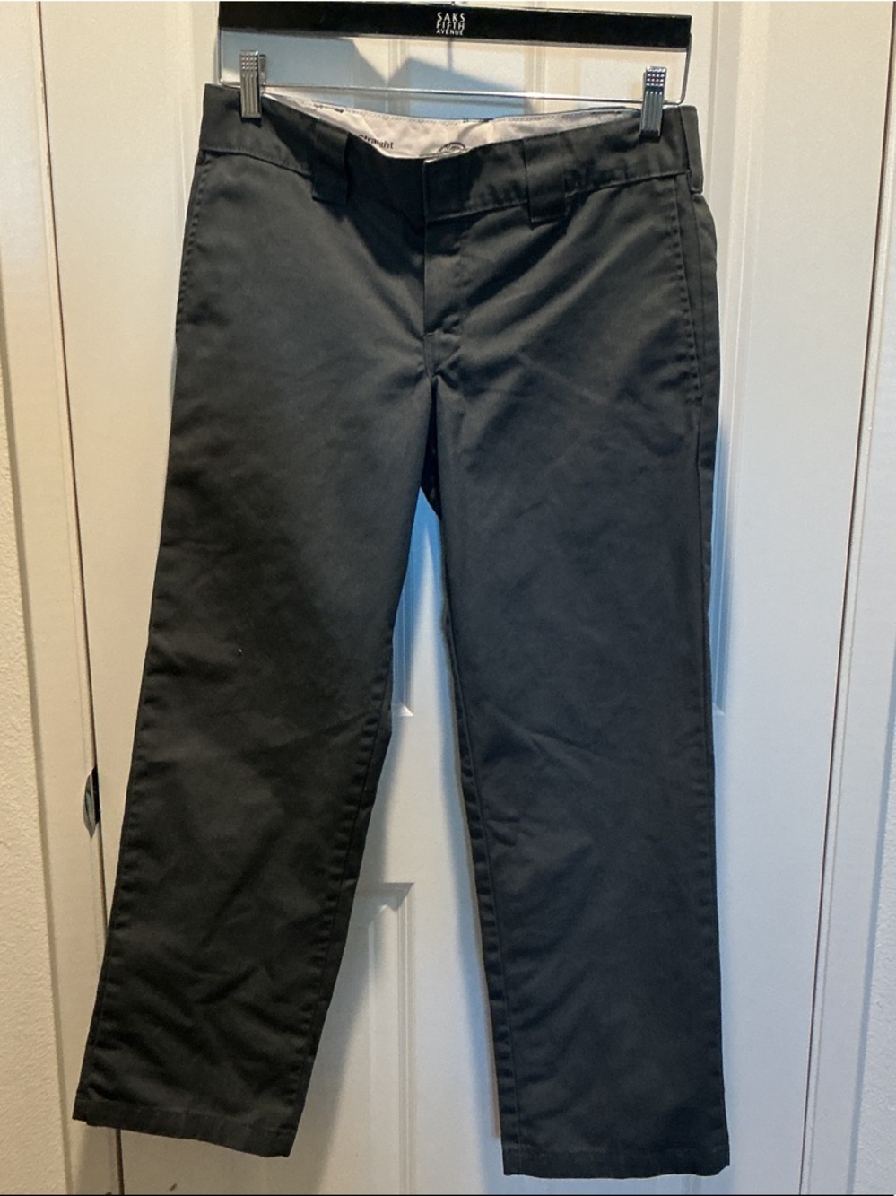 Dickies Grey Slim Straight Chino Pants EUC